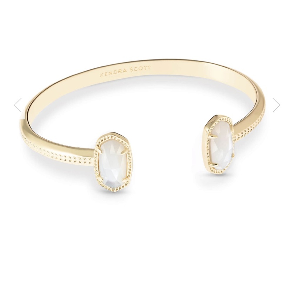 Kendra Scott Elton Pinch Cuff Bracelet In Gold